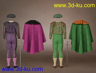3D打印模型dForce Matador Outfit Textures的图片