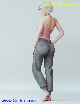 3D打印模型dForce Midday Outfit for Genesis 8 Female(s)的图片