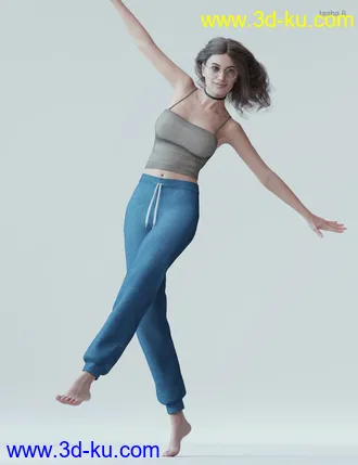 3D打印模型dForce Midday Outfit for Genesis 8 Female(s)的图片