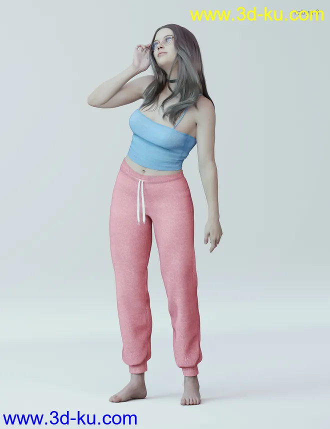 dForce Midday Outfit for Genesis 8 Female(s)模型的图片10