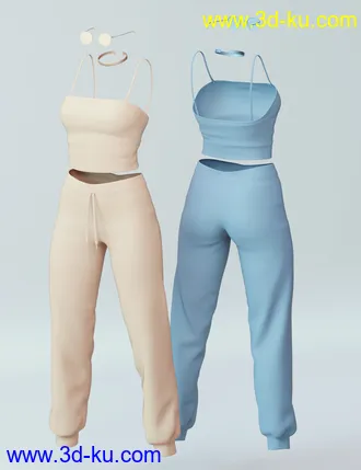 3D打印模型dForce Midday Outfit for Genesis 8 Female(s)的图片