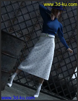 3D打印模型dForce Modern Romantic Outfit Textures的图片