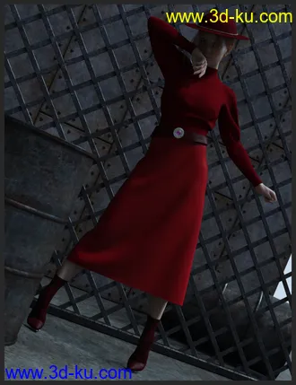 3D打印模型dForce Modern Romantic Outfit Textures的图片