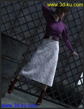 3D打印模型dForce Modern Romantic Outfit Textures的图片