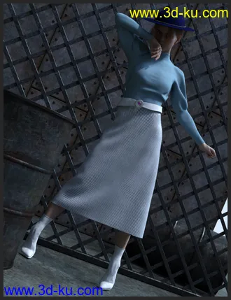 3D打印模型dForce Modern Romantic Outfit Textures的图片