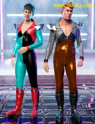 3D打印模型dForce MoonAge Outfit Textures的图片
