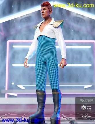 3D打印模型dForce MoonAge Outfit Textures的图片
