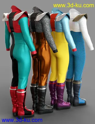 3D打印模型dForce MoonAge Outfit Textures的图片