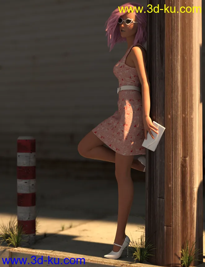 dForce Naiomi Outfit for Genesis 8 Female(s)模型的图片3