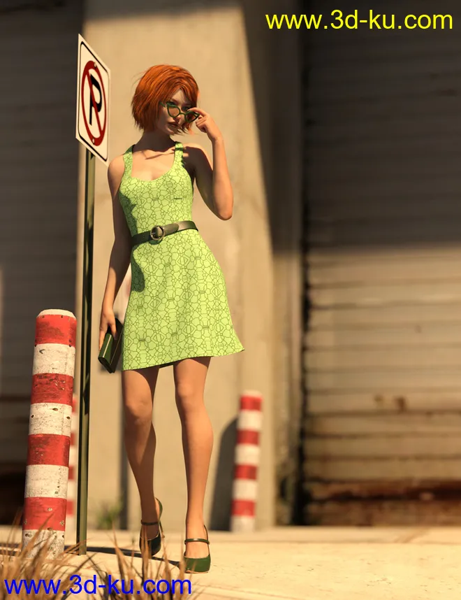 dForce Naiomi Outfit for Genesis 8 Female(s)模型的图片4