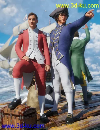 3D打印模型dForce Naval Uniform Textures的图片