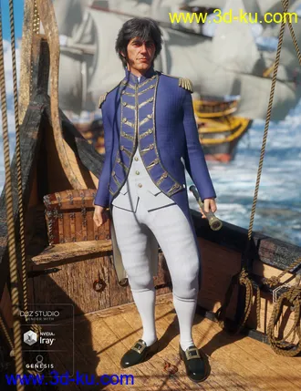 3D打印模型dForce Naval Uniform Textures的图片