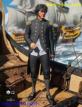 3D打印模型dForce Naval Uniform Textures的图片