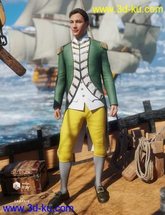 3D打印模型dForce Naval Uniform Textures的图片