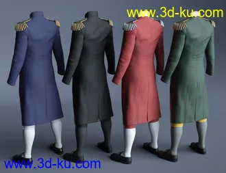 3D打印模型dForce Naval Uniform Textures的图片