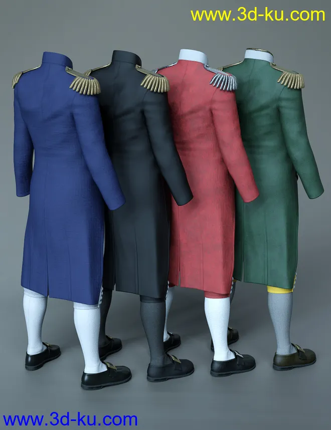 dForce Naval Uniform Textures模型的图片9
