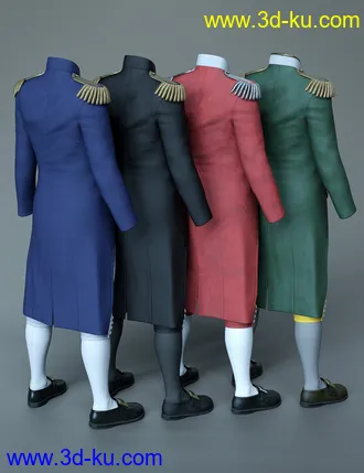 3D打印模型dForce Naval Uniform Textures的图片