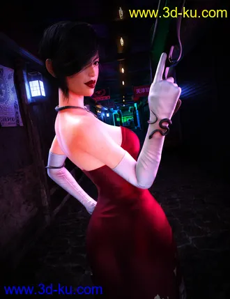 3D打印模型dForce Nicole Agent Outfit for Genesis 8 Female(s)的图片