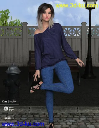 3D打印模型dForce Nora Outfit for Genesis 8 Female(s)的图片