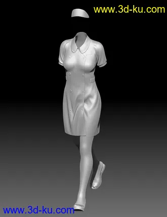 3D打印模型dForce Nurse Uniform for Genesis 8 Female(s)的图片