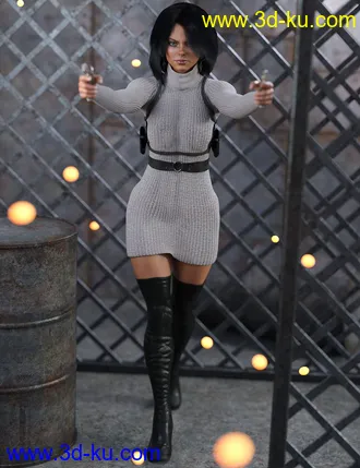 3D打印模型dForce Operator Hair for Genesis 8 Female(s)的图片