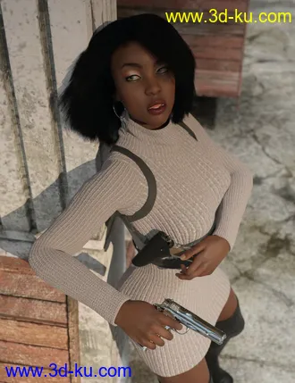 3D打印模型dForce Operator Hair for Genesis 8 Female(s)的图片