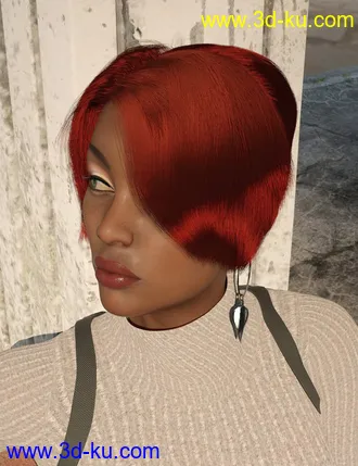 3D打印模型dForce Operator Hair for Genesis 8 Female(s)的图片
