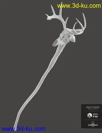 3D打印模型dforce Order of the Huntress - The Acolyte Outfit for Genesis 8 Female(s)的图片