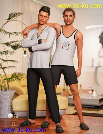 3D打印模型dForce Pajamas - Comfort的图片