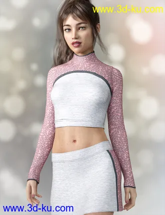 3D打印模型dforce Rabble-Rouser Outfit for Genesis 8 Female(s)的图片