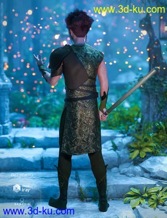 3D打印模型dForce Realm Keeper for Genesis 8 Male(s)的图片