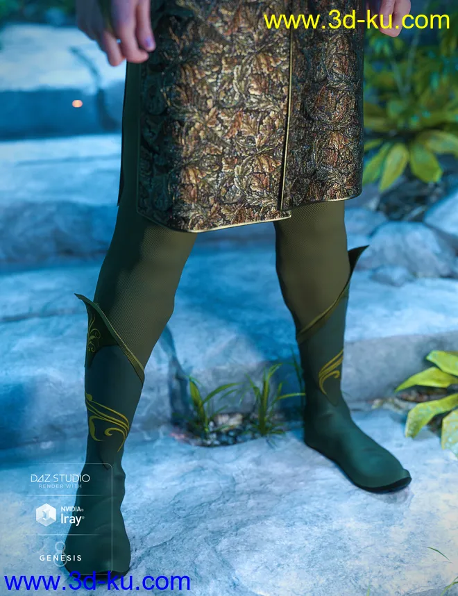 dForce Realm Keeper for Genesis 8 Male(s)模型的图片5