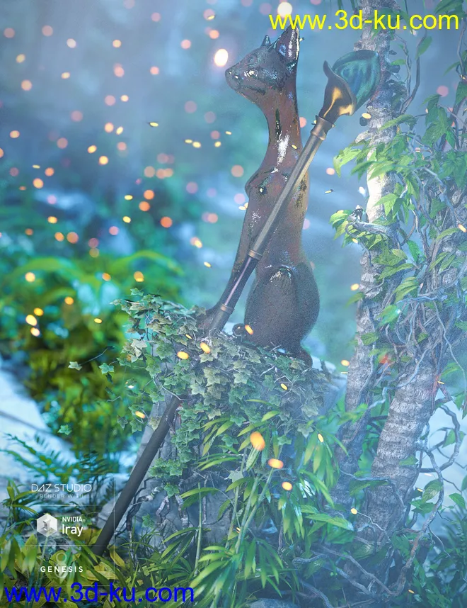 dForce Realm Keeper for Genesis 8 Male(s)模型的图片6