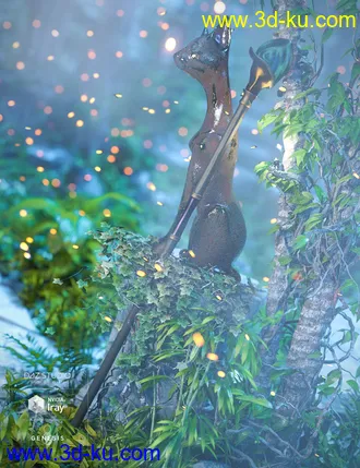 3D打印模型dForce Realm Keeper for Genesis 8 Male(s)的图片