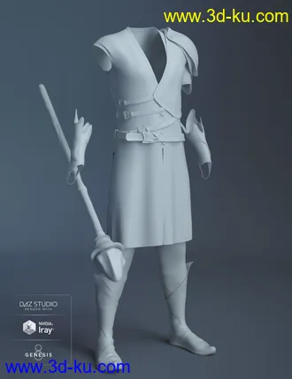 3D打印模型dForce Realm Keeper for Genesis 8 Male(s)的图片