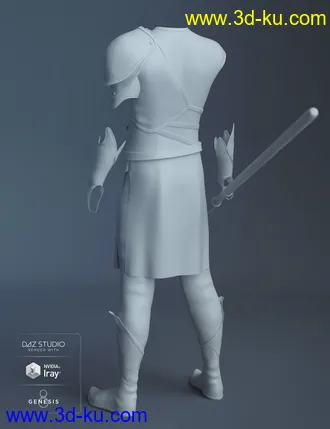 3D打印模型dForce Realm Keeper for Genesis 8 Male(s)的图片