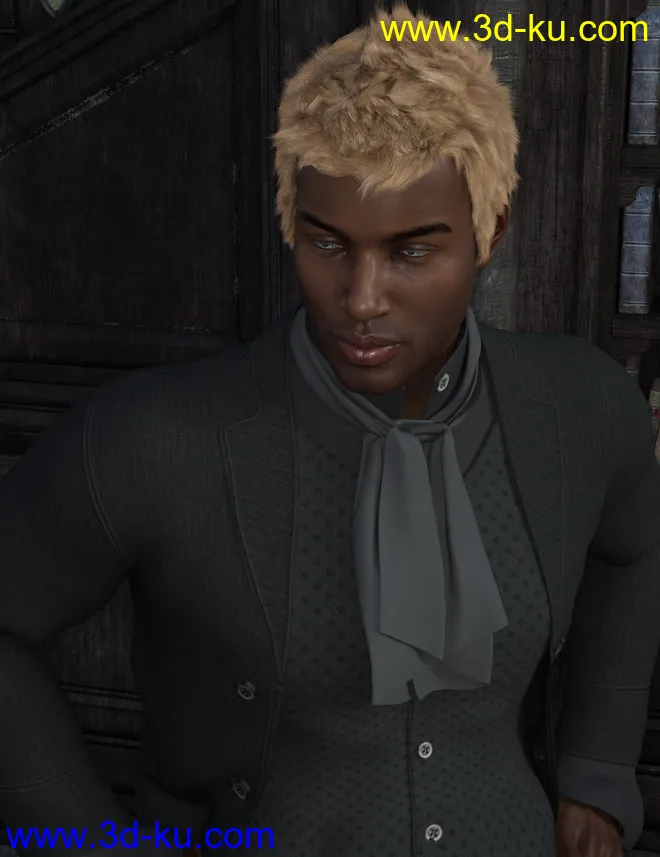 dForce Regency Outfit for Genesis 8 Male(s)模型的图片5
