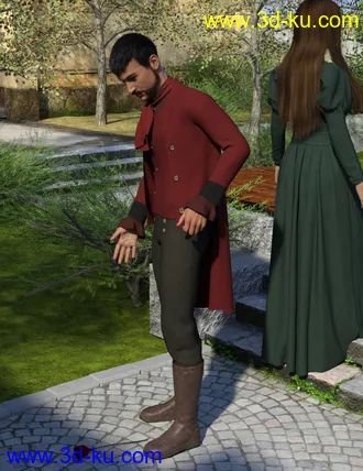 3D打印模型dForce Regency Outfit for Genesis 8 Male(s)的图片