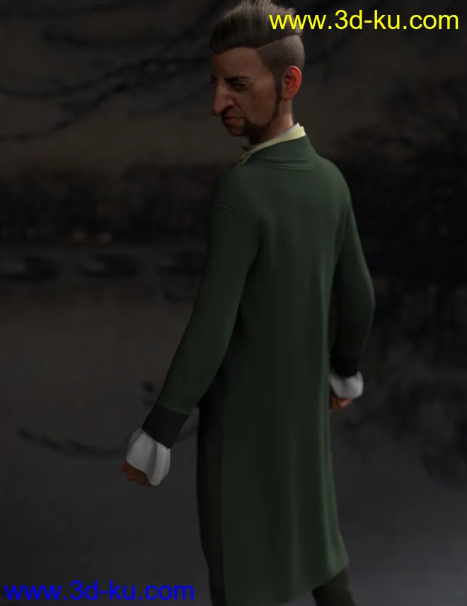 dForce Regency Outfit for Genesis 8 Male(s)模型的图片7