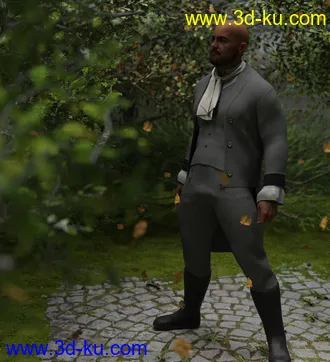 3D打印模型dForce Regency Outfit for Genesis 8 Male(s)的图片