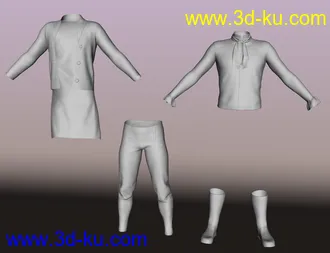 3D打印模型dForce Regency Outfit for Genesis 8 Male(s)的图片