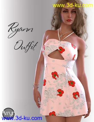 3D打印模型dForce Ryann Candy Outfit for Genesis 8 Female(s)的图片