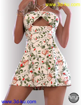 3D打印模型dForce Ryann Candy Outfit for Genesis 8 Female(s)的图片