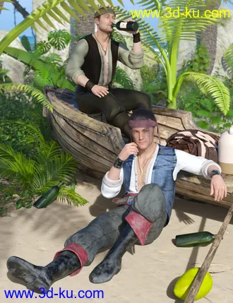 3D打印模型dForce Sailor for Genesis 8 Male(s)的图片