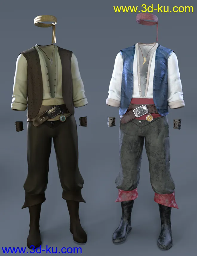 dForce Sailor for Genesis 8 Male(s)模型的图片8