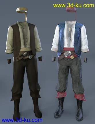 3D打印模型dForce Sailor for Genesis 8 Male(s)的图片