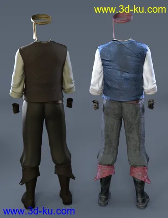 3D打印模型dForce Sailor for Genesis 8 Male(s)的图片