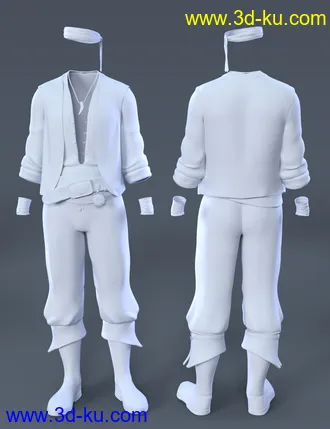 3D打印模型dForce Sailor for Genesis 8 Male(s)的图片