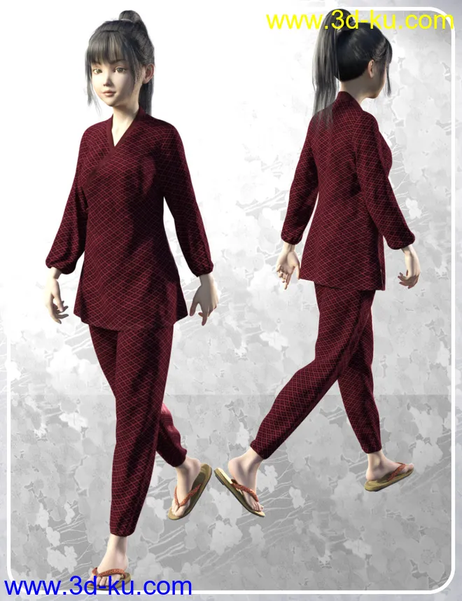 dForce Samue for Genesis 8 Female(s)模型的图片3