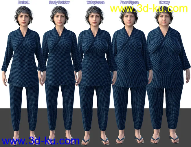 dForce Samue for Genesis 8 Female(s)模型的图片4